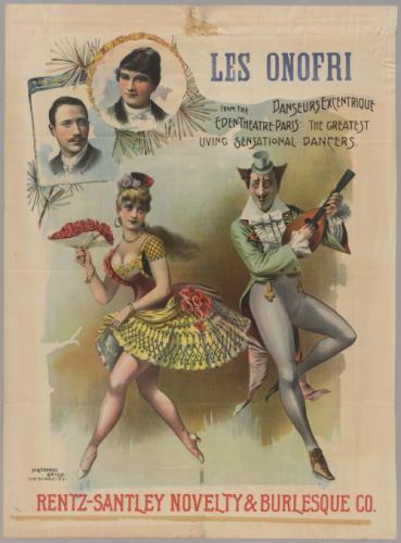 Affiche Les Onofri, danseurs excentriques